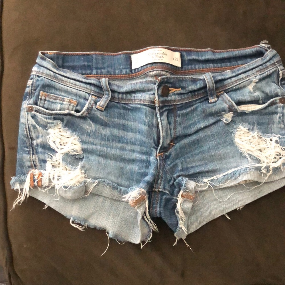 Abercrombie women’s jean shorts